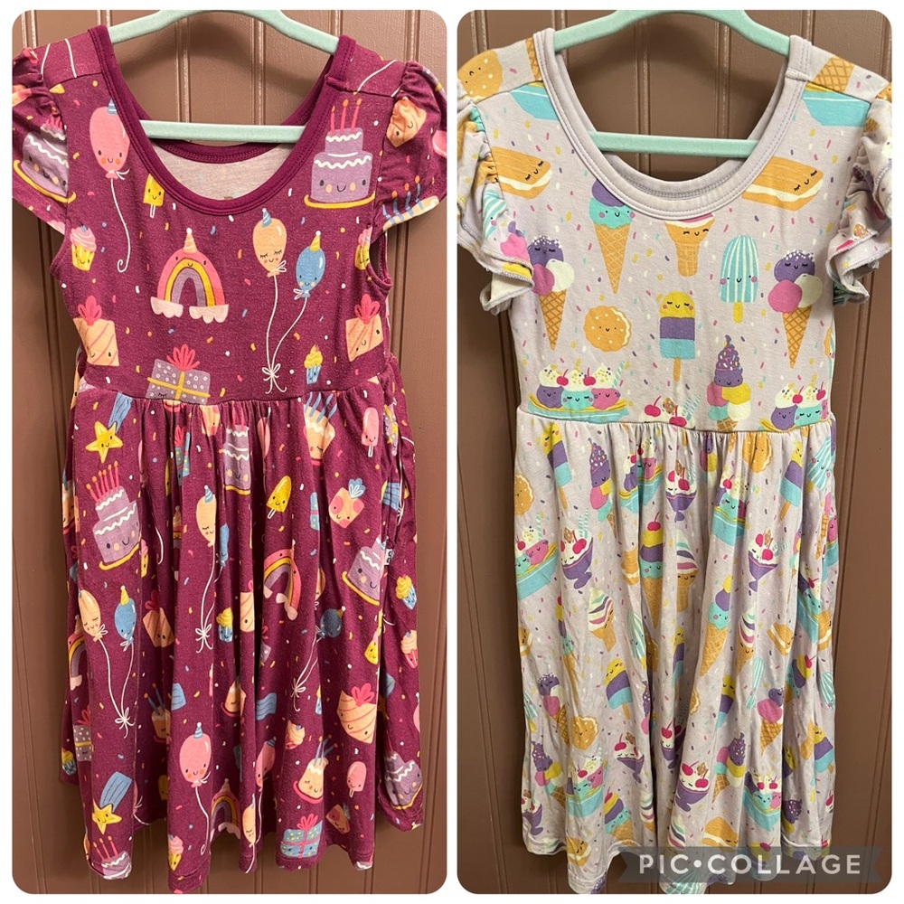 2 little Sleepies dresses